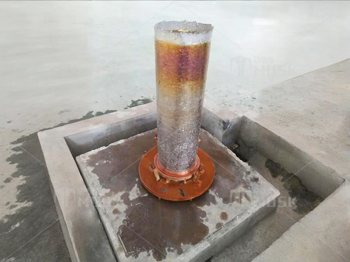 Titanium alloy melting